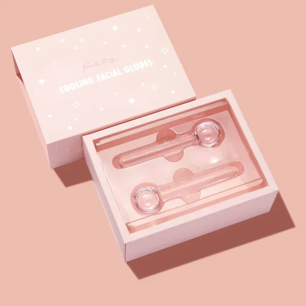 Rose Cooling Facial Globes For Sale - Image 3